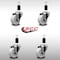 Service Caster 3'' SS Nylon Wheel Swivel 1-3/8'' Expanding Stem Caster Set, 4PK SCC-SSEX20S314-NYS-138-4 - alternate 3